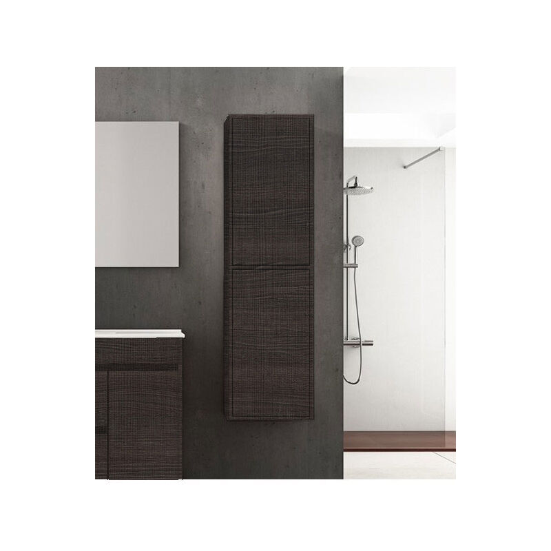 foto del prodotto allstone colonna per mobili da bagno 10 colori e due misure disponibili. rovere sinatra 35x140x25