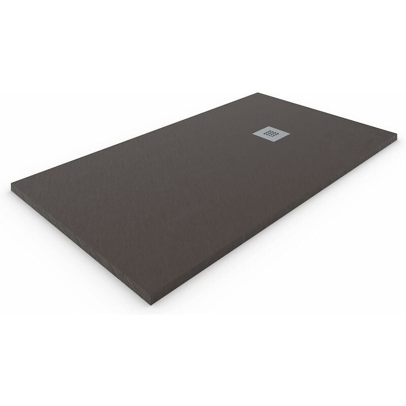 foto del prodotto allstone piatto doccia in marmoresina extra piatto tutte le taglie 6 colori valvola e griglia regalo cioccolato ral. 8017 80x190 cm