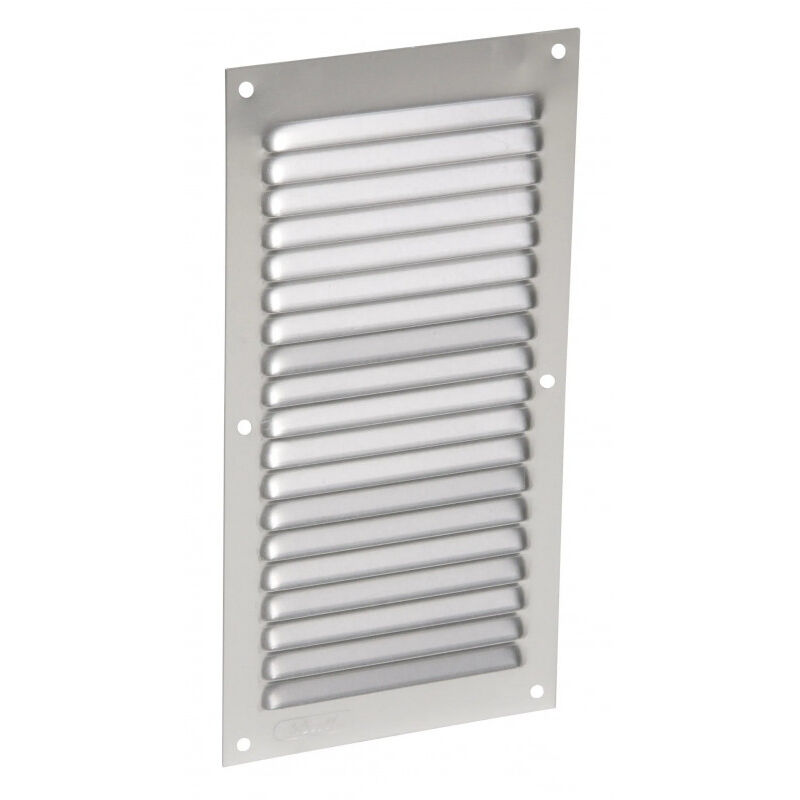 foto del prodotto alluminio anodizzato grigio con schermo rettangolare verticale 20x10