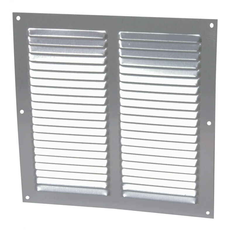 foto del prodotto alluminio anodizzato grigio con zanzariera quadrato 30x30