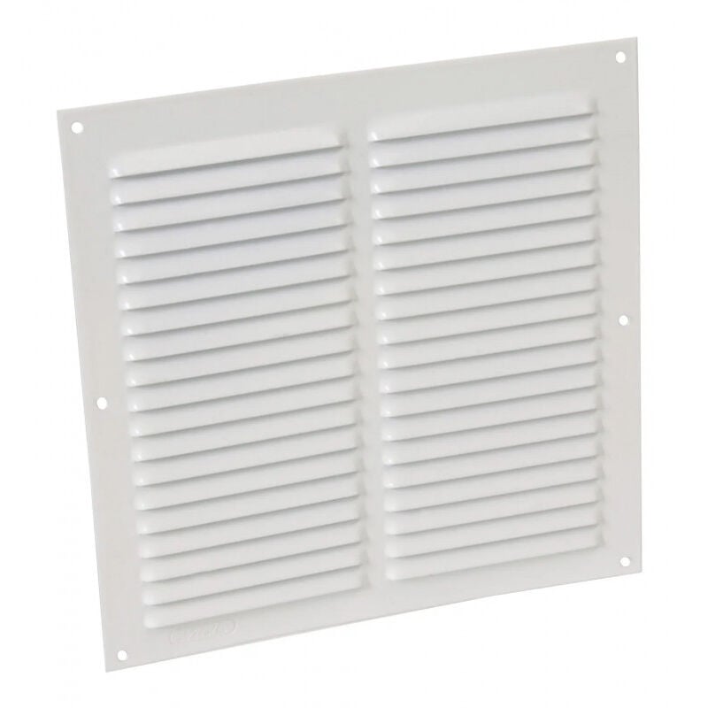 foto del prodotto alluminio laccato bianco con zanzariera quadrato 20x20