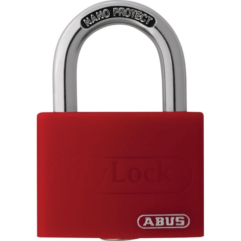 foto del prodotto alluminio lucchetto t65al rosso 40