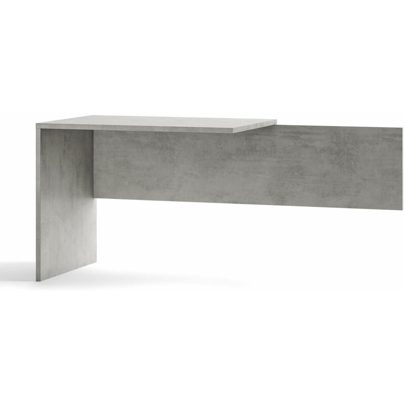 foto del prodotto allunga scrivania ang.sx cm.162x69x76h cemento