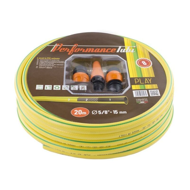 foto del prodotto almapl 00205120150 kit tubo innaffio play, 1 2 , 15 m