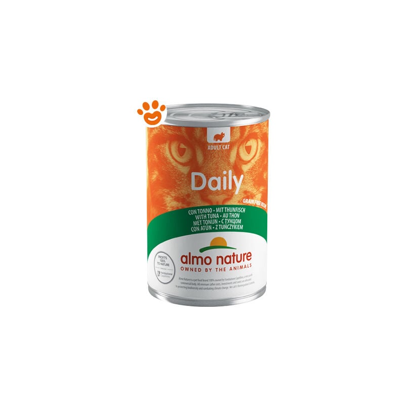 foto del prodotto almo cat daily con tonno almo cat daily con tonno lattina da 400 gr