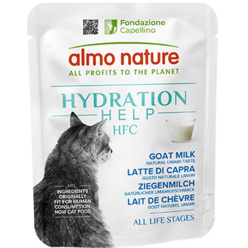 foto del prodotto almo hydration help per gatti latte di capra bst da 50 gr