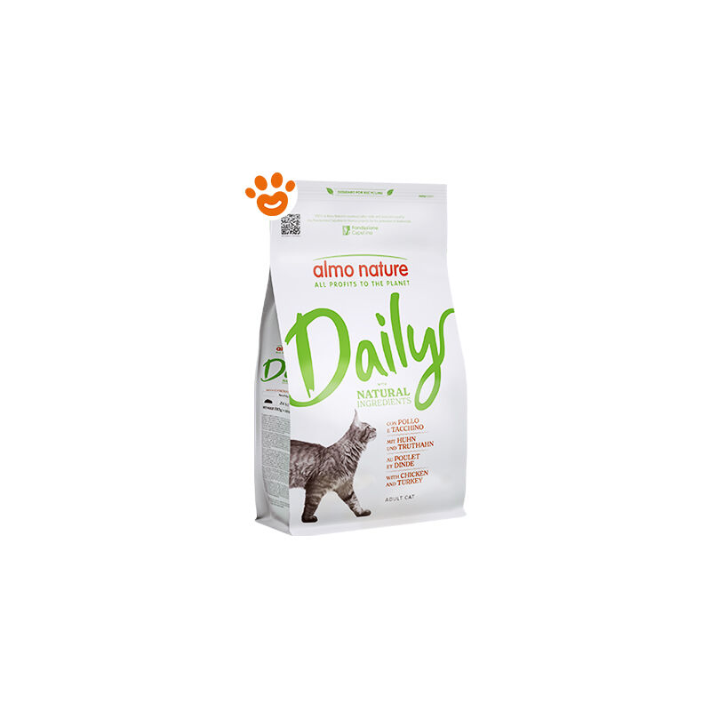 foto del prodotto almo nature cat adult daily con pollo e tacchino almo nature cat adult daily con pollo e tacchino sacco da 1,2 kg