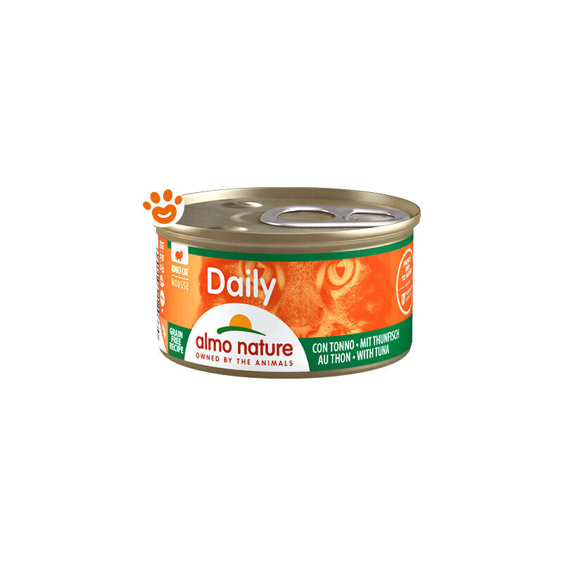 foto del prodotto almo nature cat adult daily mousse con tonno megapack cat adult daily mousse con tonno megapack lattina da 85 gr