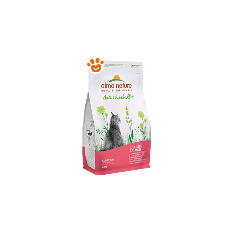 foto del prodotto almo nature cat functional anti hairball con salmone fresco cat functional anti hairball con salmone fresco sacco da 2 kg