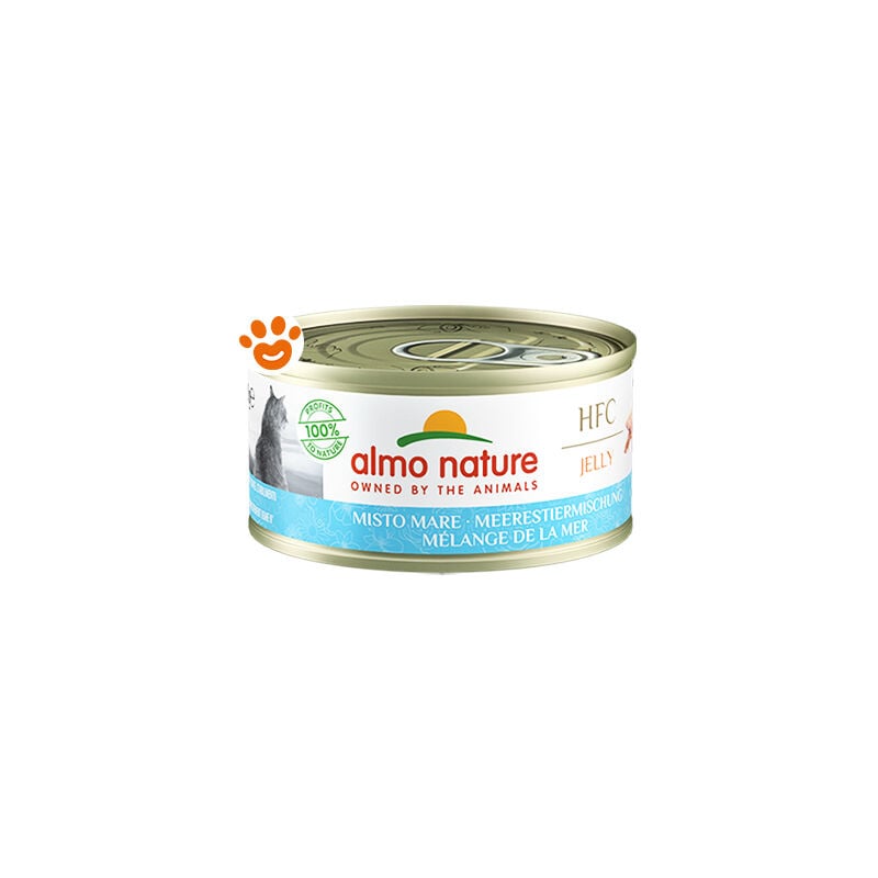 foto del prodotto almo nature cat hfc jelly misto mare 5027h megapack cat hfc jelly misto mare 5027h megapack lattina da 70 gr