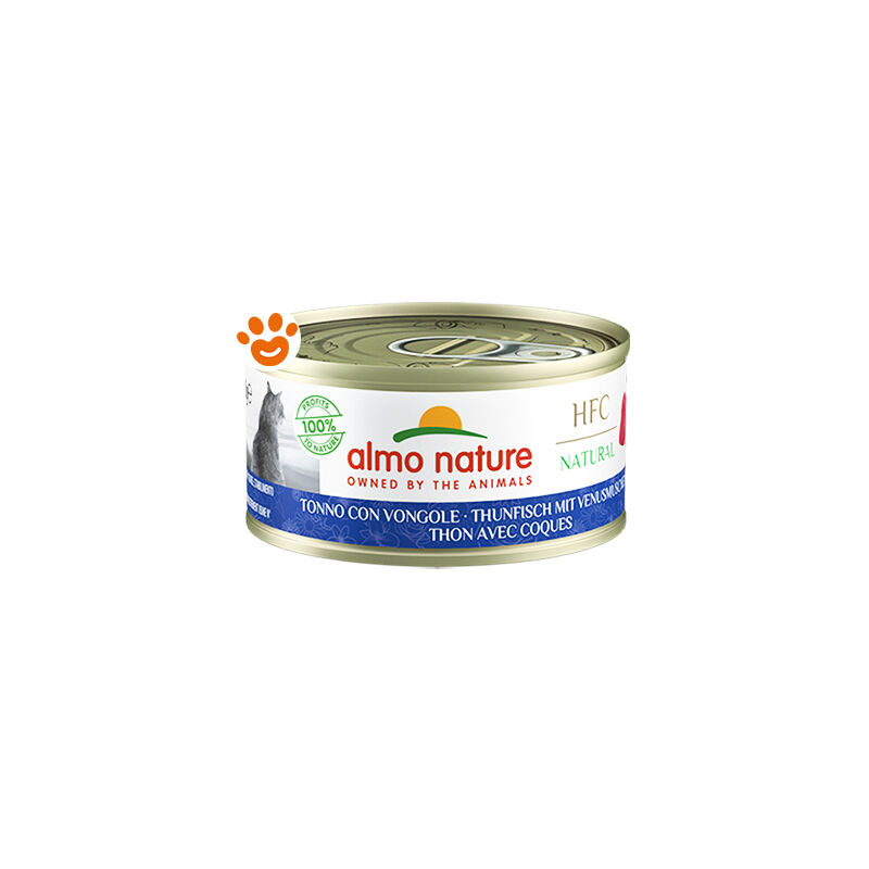 foto del prodotto almo nature cat hfc natural tonno con vongole 70 g