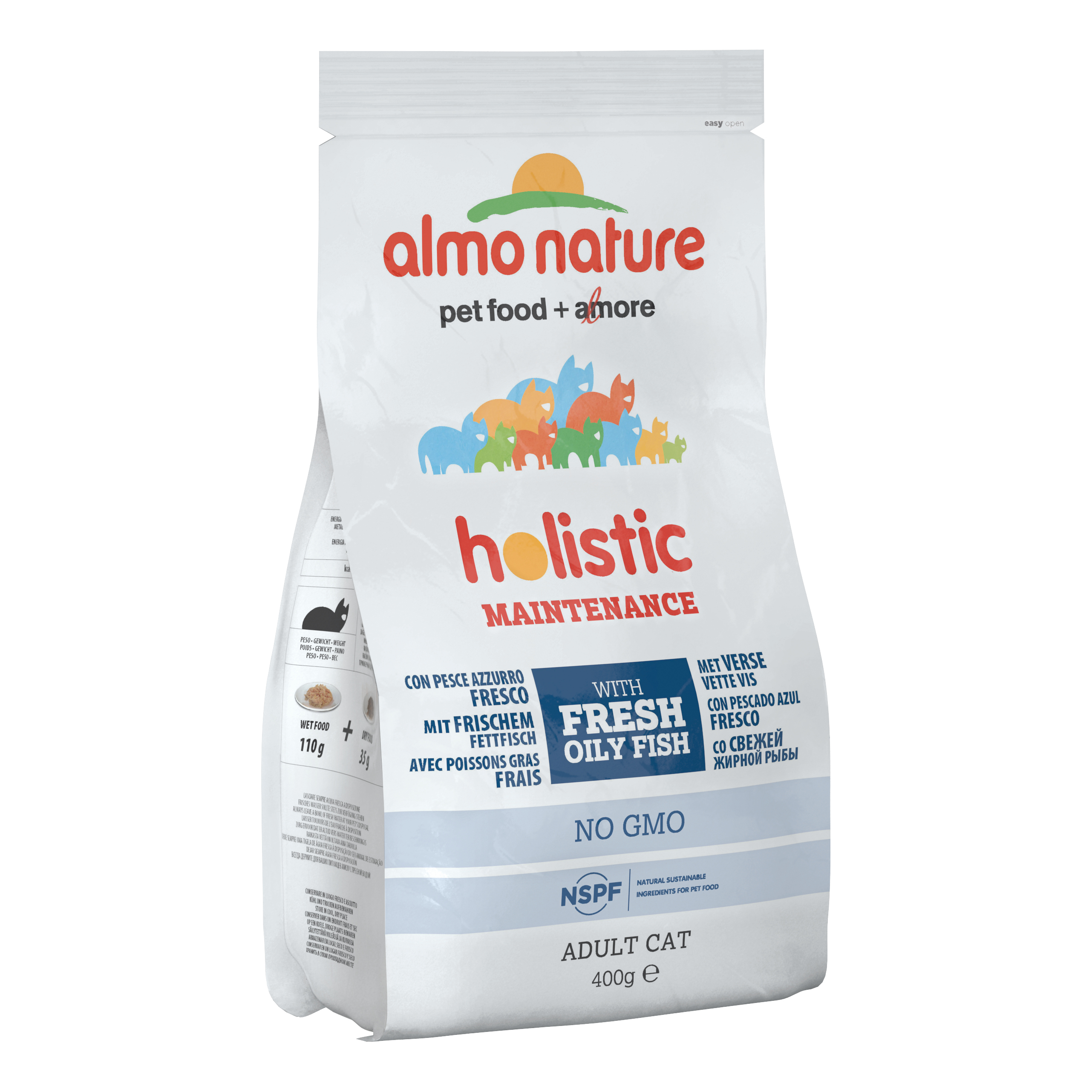 foto del prodotto almo nature cat holistic pesce azzurro 400 g