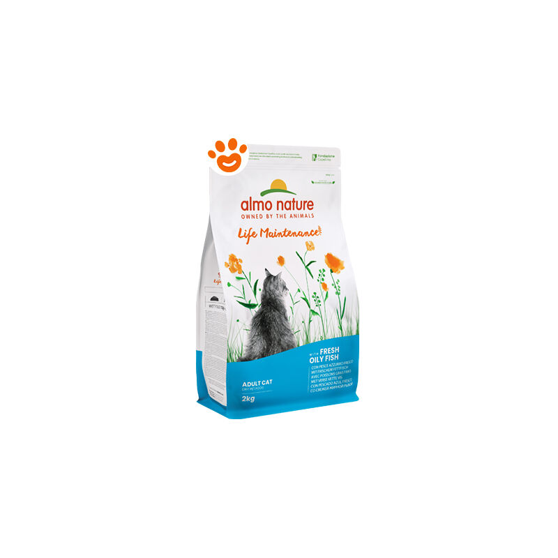 foto del prodotto almo nature cat life maintenance con pesce azzurro fresco almo nature cat life maintenance con pesce azzurro fresco sacco da 2 kg