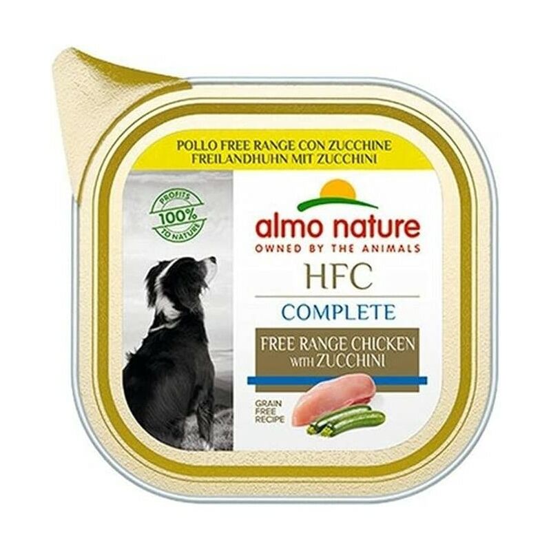 foto del prodotto almo nature complete dog 85gr pollo free range con zucchine