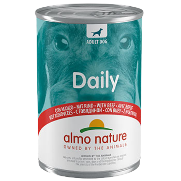 foto del prodotto almo nature daily men 400 gr manzo cibo umido per cani 1 ordine scegli lo sconto bzr5 bzr20 200 punti fedelt 