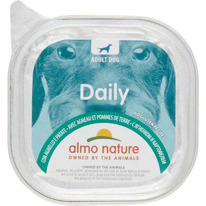 foto del prodotto almo nature daily menù dog 100gr agnello e patate