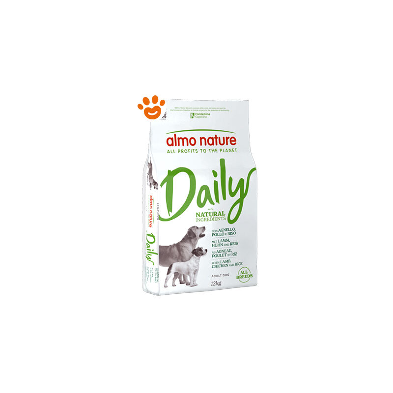 foto del prodotto almo nature dog adult all breeds daily agnello con pollo e riso dog adult all breeds daily agnello con pollo e riso sacco da 12 kg