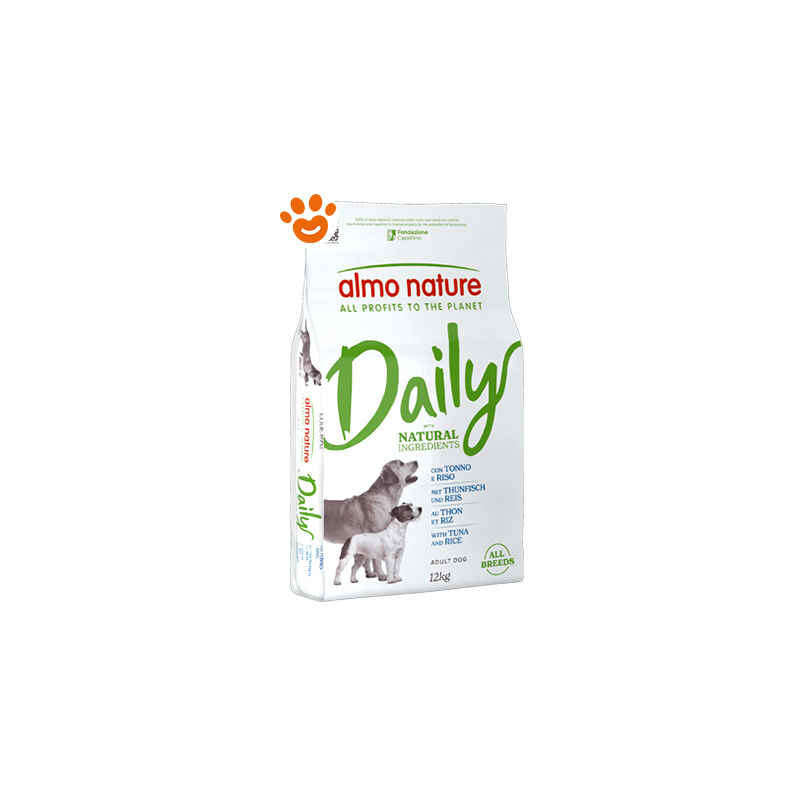 foto del prodotto almo nature dog adult all breeds daily tonno e riso dog adult all breeds daily tonno e riso sacco da 12 kg