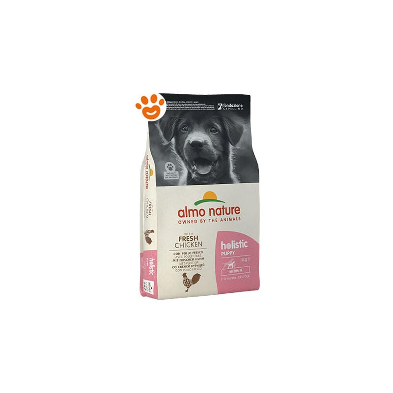 foto del prodotto almo nature dog holistic puppy medium pollo dog holistic puppy medium pollo sacco da 12 kg