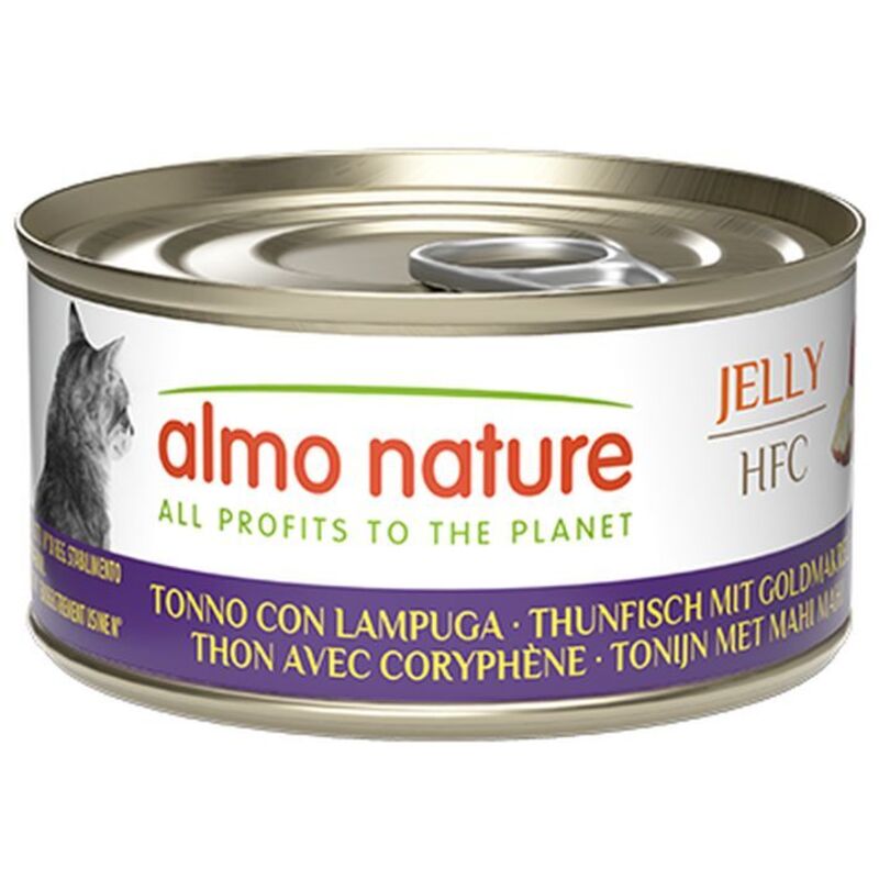 foto del prodotto almo nature gatto hfc jelly lattina 70gr tonno con lampuga