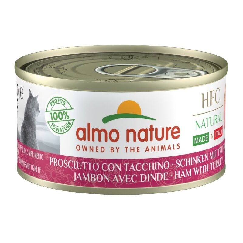 foto del prodotto almo nature gatto hfc natural 70gr prosciutto con tacchino