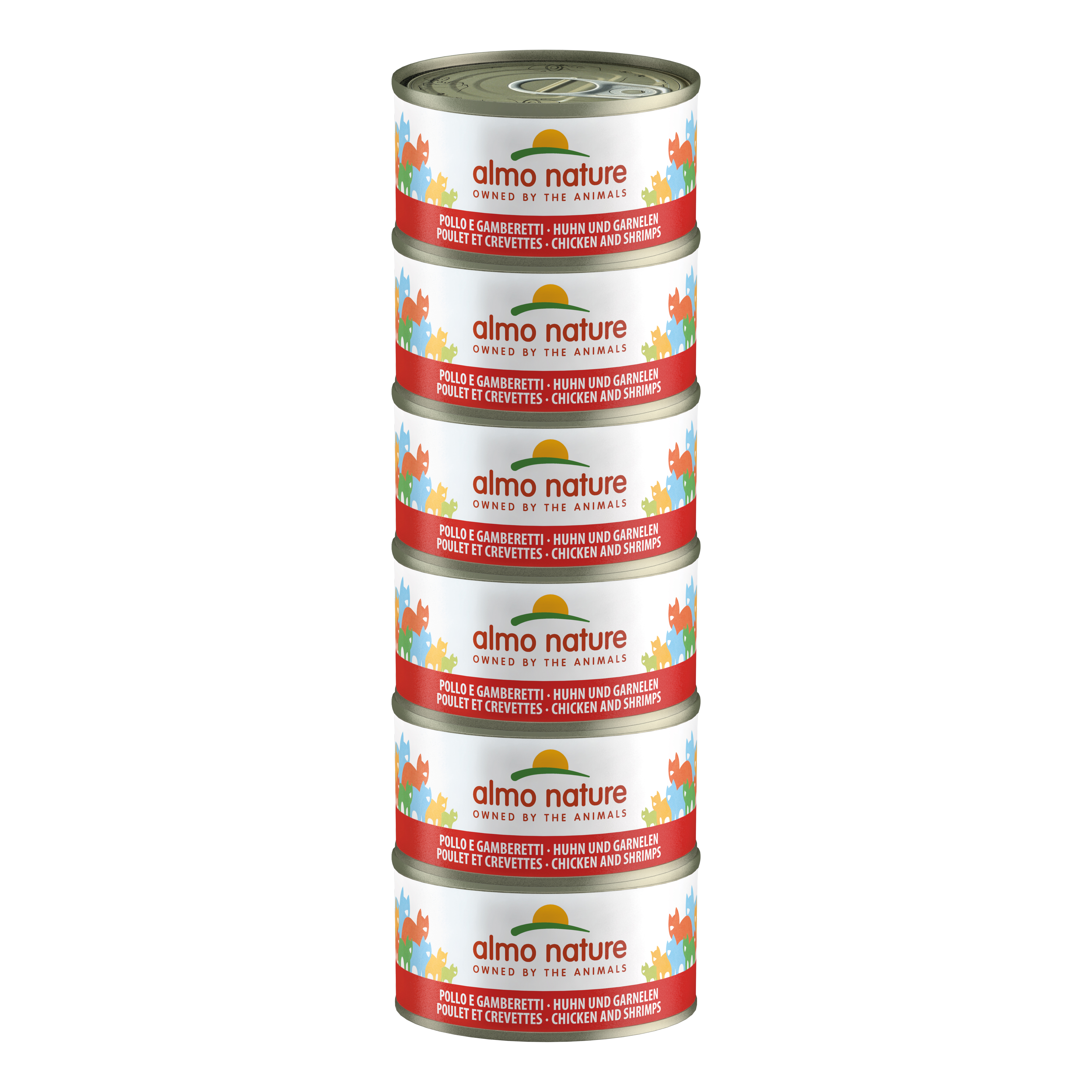 foto del prodotto almo nature gatto hfc natural adulto pollo amp gamberetti 70 gr
