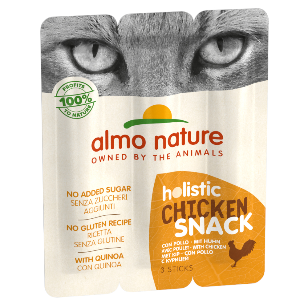 foto del prodotto almo nature holistic snack per gatti 15 g con pollo