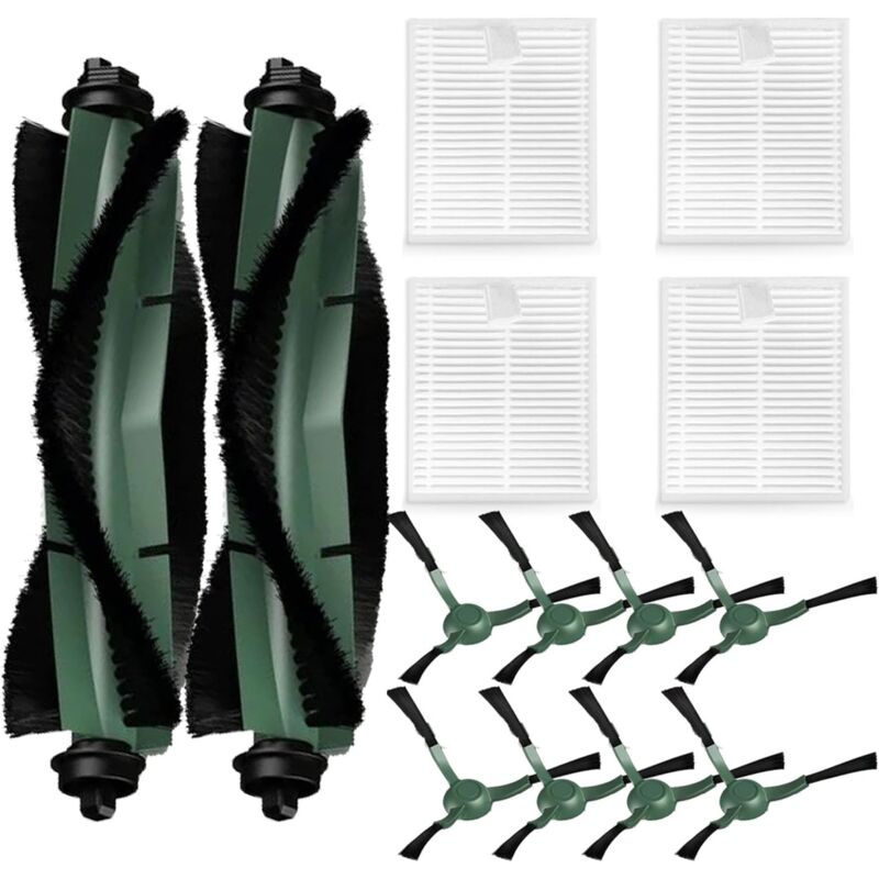 foto del prodotto alovez 14 confezioni di accessori per irobot roomba essential series q0120 y0140 y0110 q011 robot aspirapolvere, 2 spazzole a rullo, 8 spazzole
