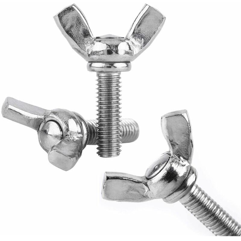 foto del prodotto alovez 25 m6 25 mm dadi ad alette viti ad alette in acciaio inox 304