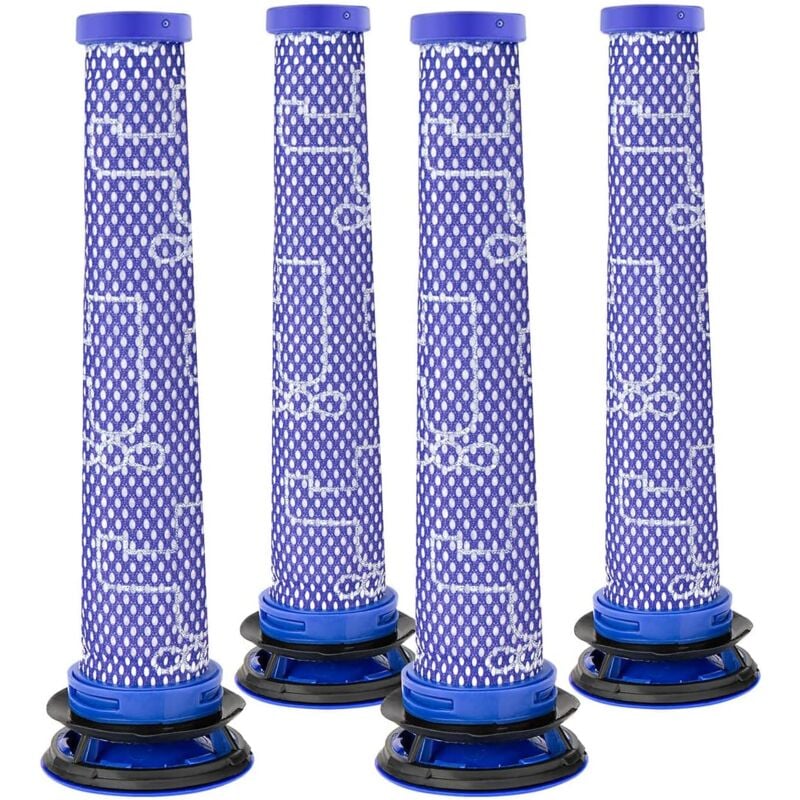 foto del prodotto alovez 4 filtri compatibili con filtri dyson v6, filtri di ricambio v8 per aspirapolvere dyson v7 v8 v6 sv09 dc58 dc59 dc61 dc62 animal