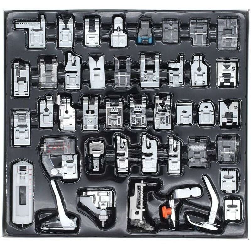 foto del prodotto alovez 42pcs piedini per macchina da cucire set macchina da cucire domestica piedino multifunzione per macchina da cucire regali di cucito