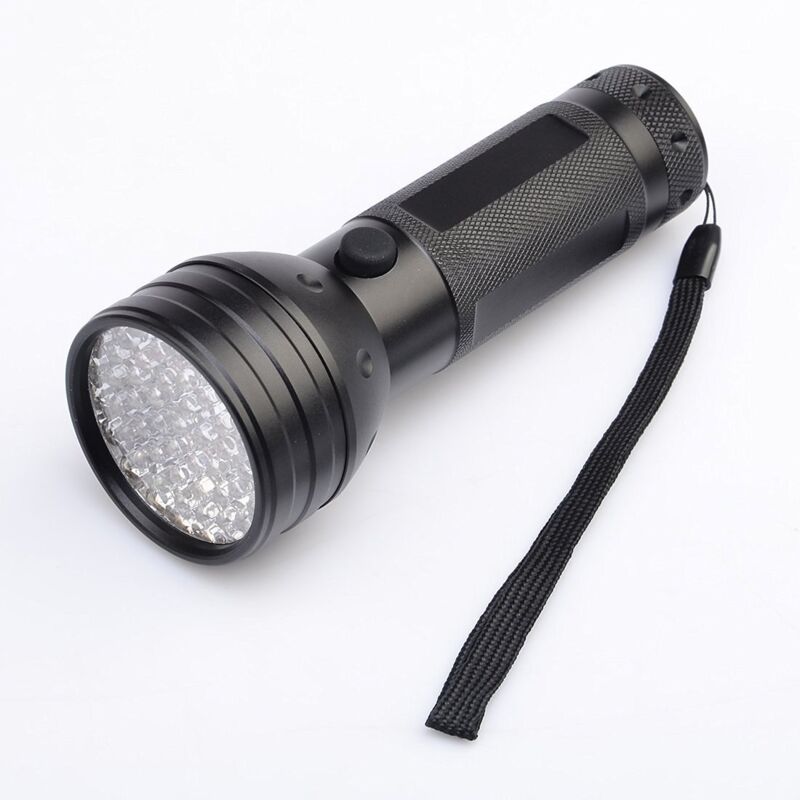 foto del prodotto alovez 51led torcia elettrica a luce viola lampada uv per unghie torcia elettrica agente fluorescente rilevamento fluorescente