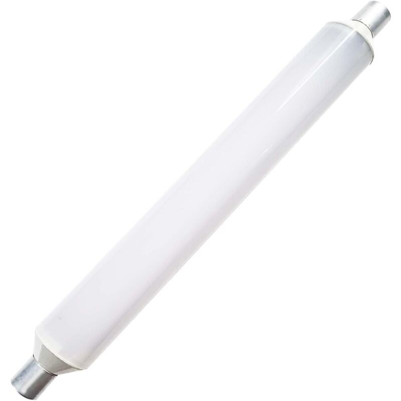 foto del prodotto alovez 7w led tube s19, lampadina led s19 equivalente a lampada a incandescenza da 70w, led al neon 310mm s19 bianco freddo 6000k per specchi e