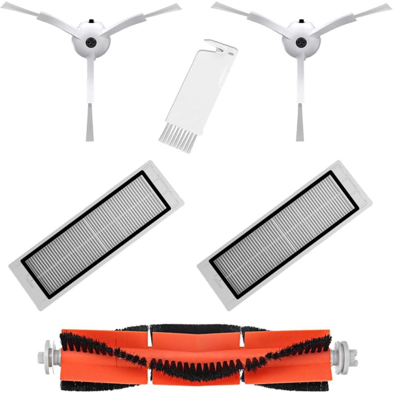 foto del prodotto alovez accessori di ricambio per robot aspirapolvere xiaomi mi, roborock s50 s51 s55 s6, pezzi di ricambio, spazzola e filtro per aspirapolvere 6