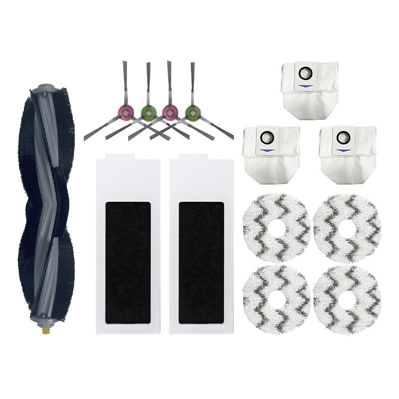 immagine 0 del prodotto alovez accessori per aspirapolvere ecovacs deebot x1 omni x1 e omni x1 turbo, 1 spazzola principale, 4 spazzole laterali, 4 mop, 2 filtri, 3