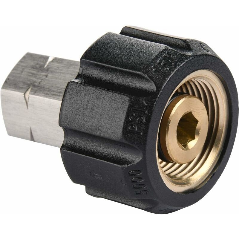 foto del prodotto alovez adattatore per idropulitrice, filettatura femmina metrica m22 a filettatura femmina npt da 1 4 di pollice, 5000 psi