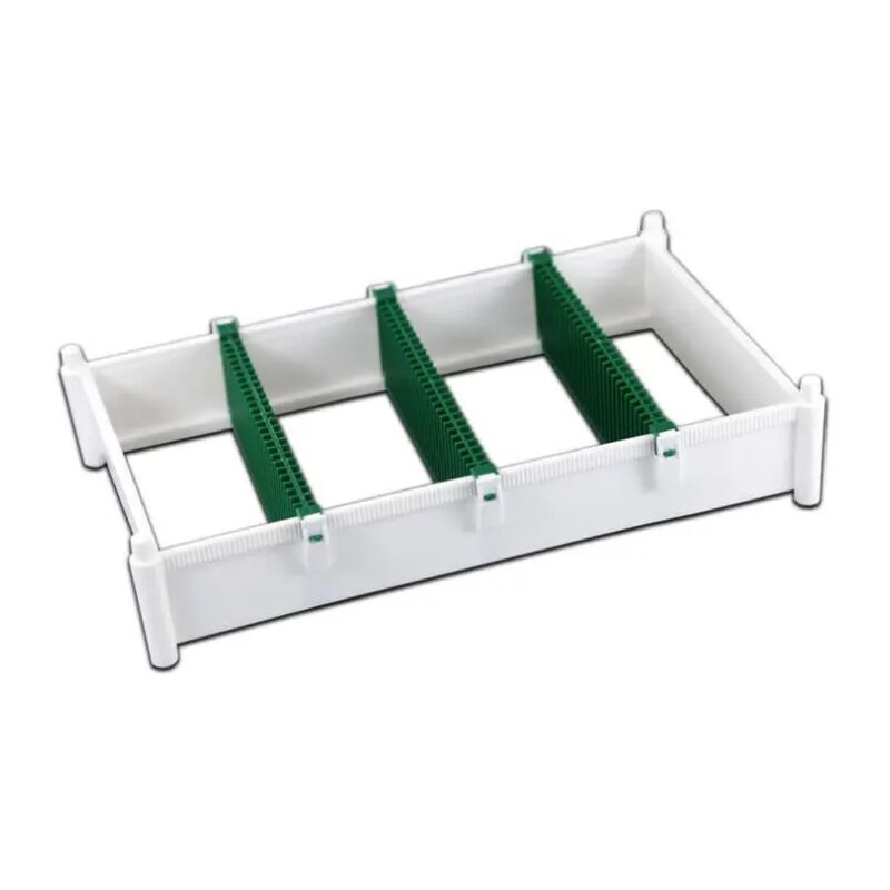 foto del prodotto alovez bet 132 cestini portaoggetti antistatici per schede di circuiti lcd supporto per schede in vetro scheda pcb slot pallet in plastica