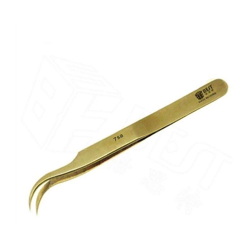 foto del prodotto alovez bst 7sa pinzette in acciaio placcate in oro non ricamate pinzette resistenti all usura