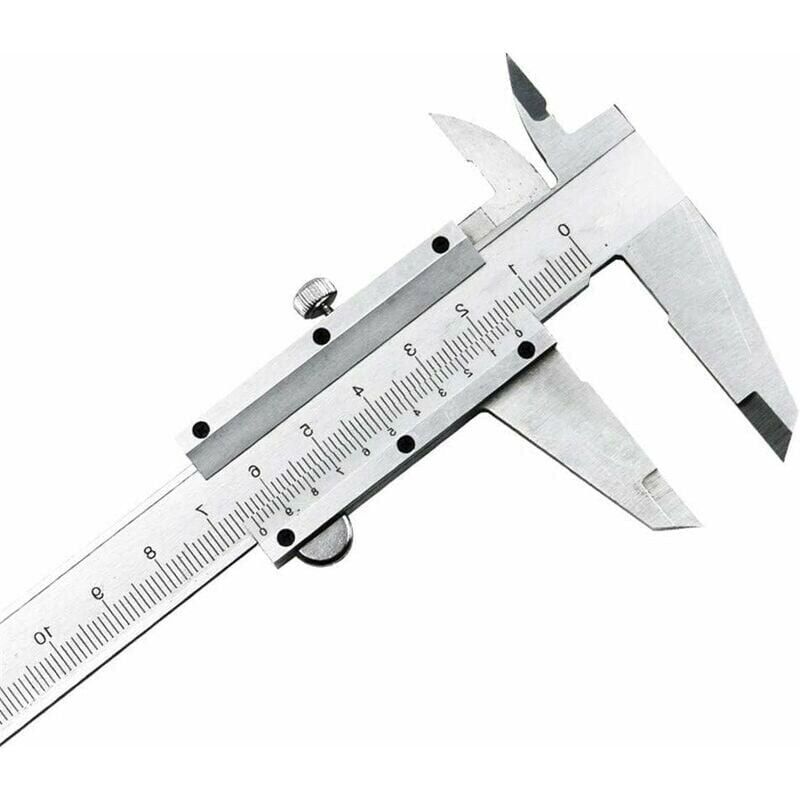 foto del prodotto alovez calibro analogico, nonio 150 mm in acciaio inossidabile con elevata precisione di misurazione din862 lettura 0,02 mm con misurazione
