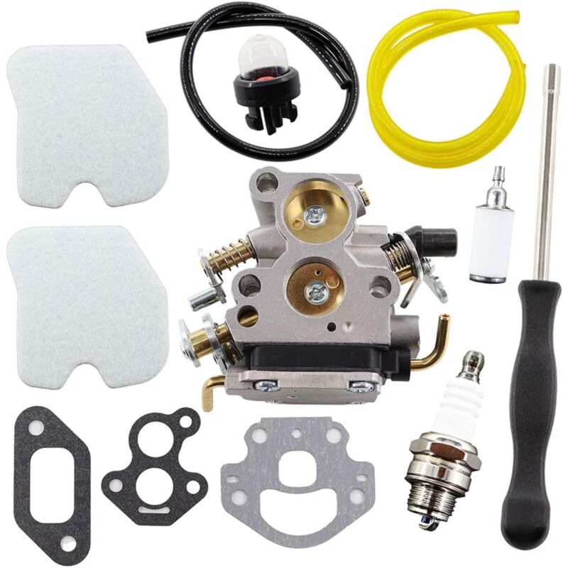 foto del prodotto alovez carburatore con cacciavite di regolazione del filtro dell aria per husqvarna 235 235e 236 236e 240 240e c1t w33 4 zama motosega sostituisce