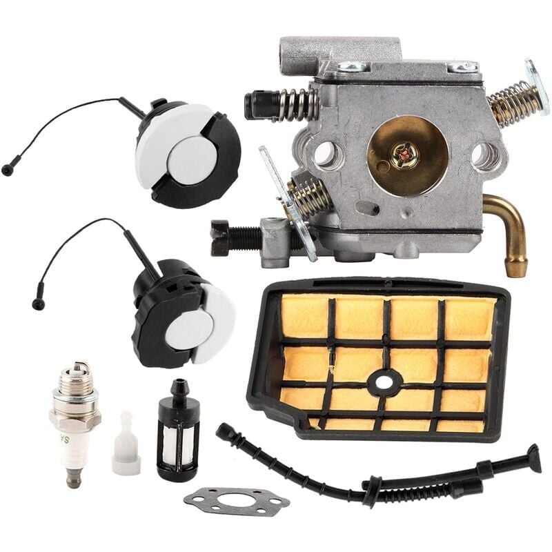 foto del prodotto alovez carburatore stihl ms200t, carburatore, 11291200653 kit carburatore di ricambio carb per ms200 ms200t