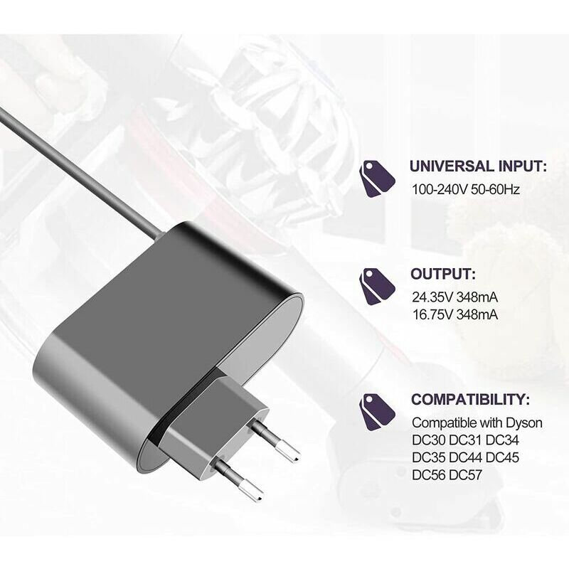 immagine 0 del prodotto alovez caricabatterie compatibile con batteria universale per aspirapolvere dyson v10 v11 v12 v15 30,45 v
