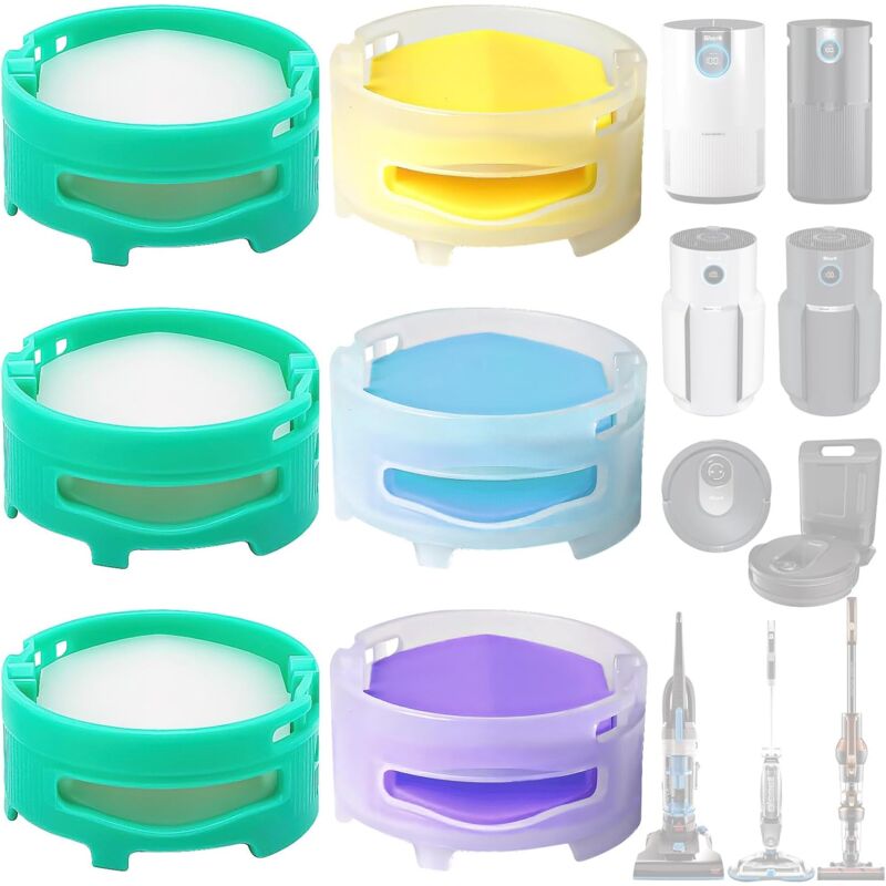 foto del prodotto alovez cartucce di ricambio con tecnologia odor neutralizer compatibili con gli aspirapolvere e purificatori d aria shark az3000 az3002 hz3000