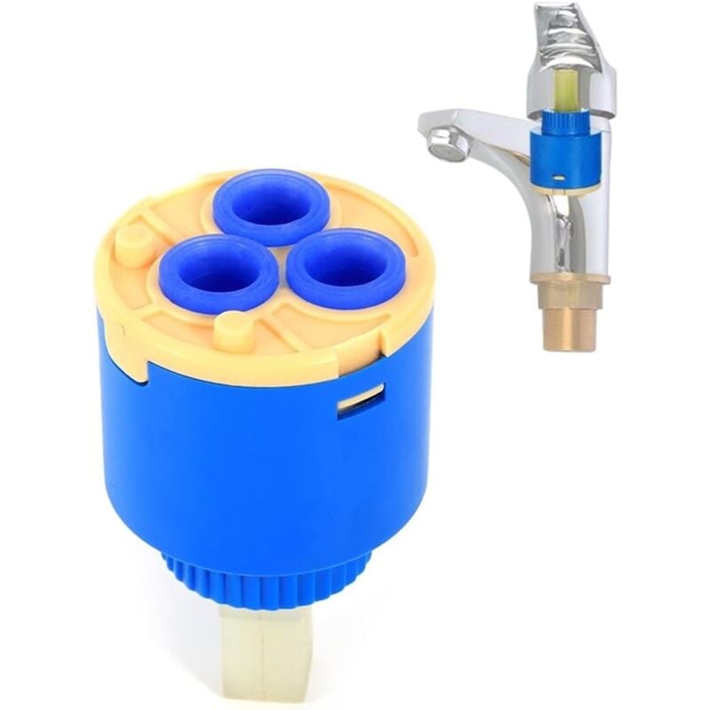 foto del prodotto alovez cartucce per rubinetto, filtro per acqua con cartuccia in ceramica, controllo interno del rubinetto, valvola per rubinetto 35 mm 