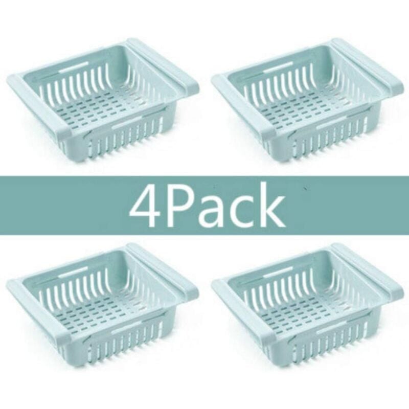 foto del prodotto alovez - cassetti, ripiano portaoggetti regolabile, divisorio per frigorifero, organizer per cassetti scorrevoli per frigorifero