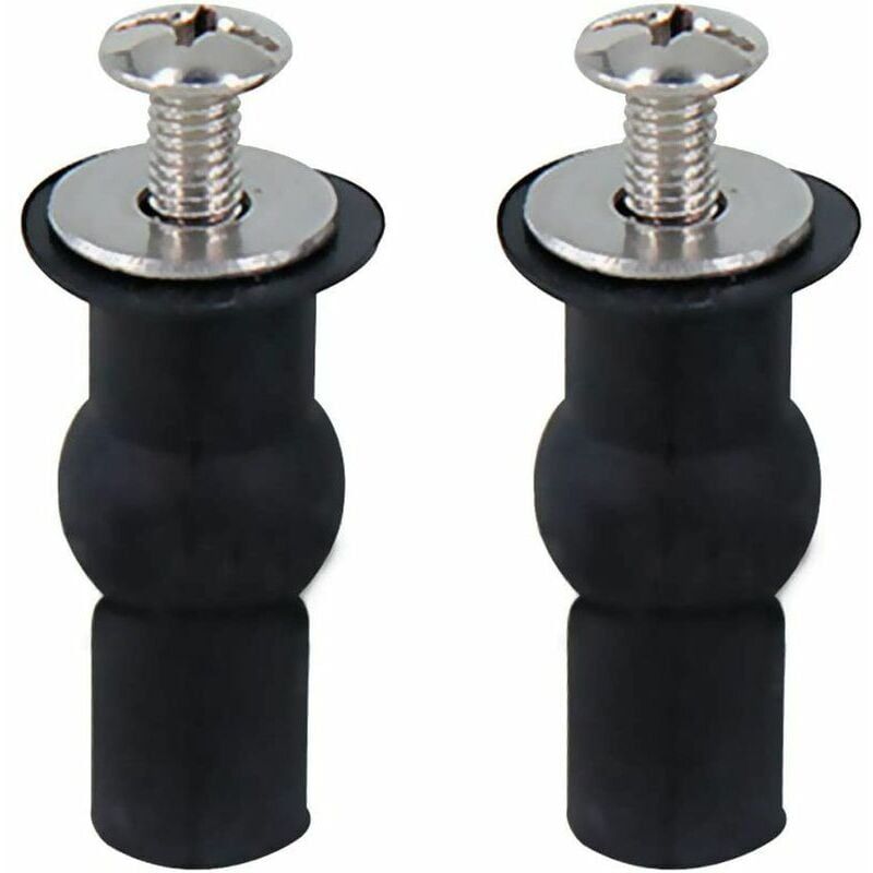 foto del prodotto alovez cerniere di fissaggio per sedili wc, accessori di fissaggio per sedili wc, adatti a tutti i wc 18 mm 