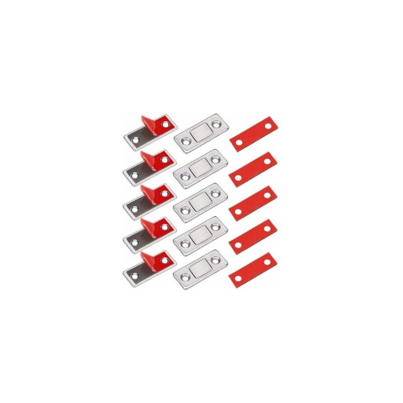 foto del prodotto alovez chiusura magnetica per porta e armadietto jiayi 5 pezzi chiusure magnetiche molto sottili da attaccare su magnete chiusura adesiva per