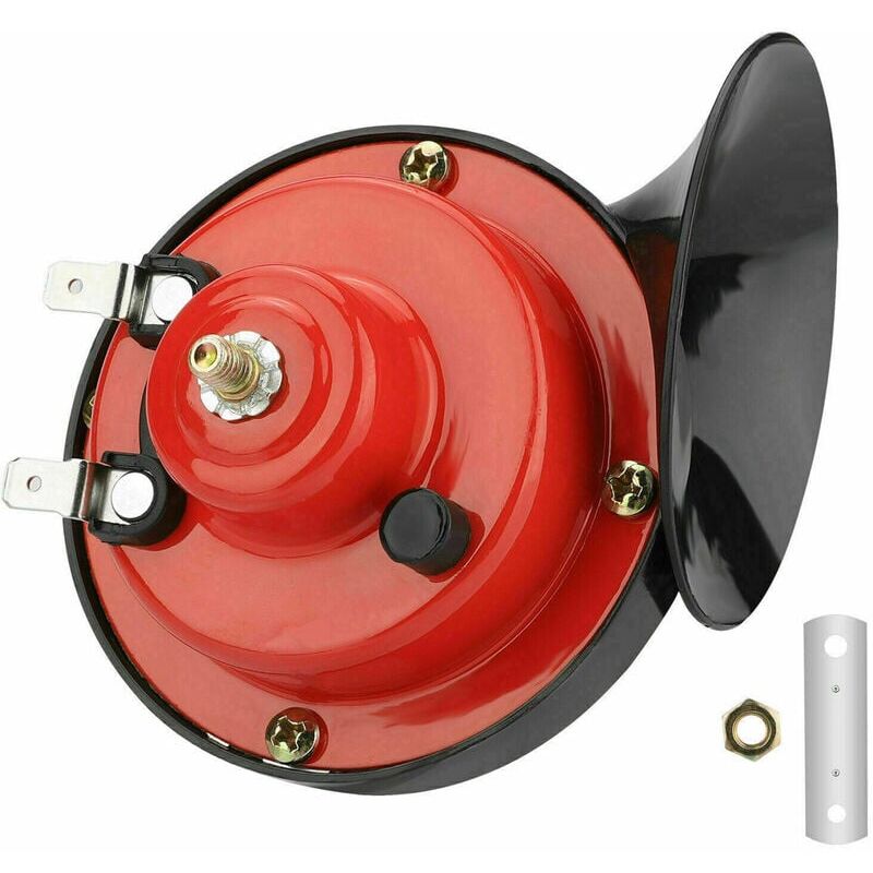 foto del prodotto alovez clacson per auto multifunzionale impermeabile super rumoroso da 12 v, adatto per moto, camion, treno, barca, auto