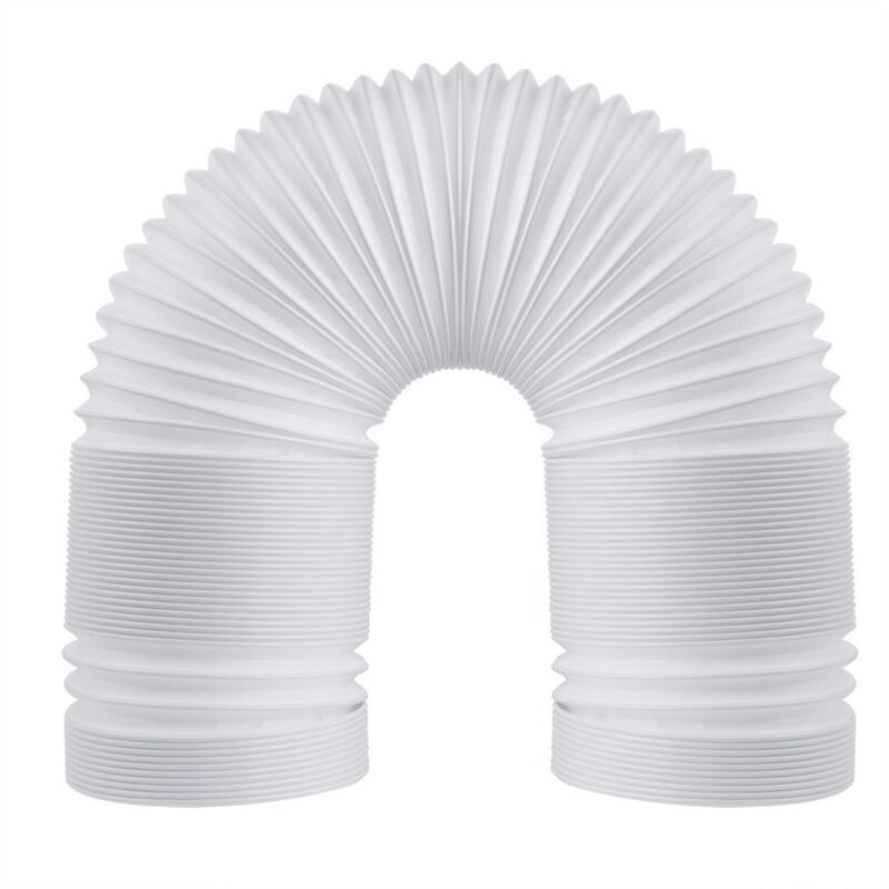 foto del prodotto alovez condizionatore d aria mobile, diametro 150 mm, tubo di scarico flessibile in pvc, lunghezza 2 m, set di tubi flessibili universali per la