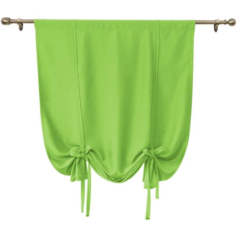 foto del prodotto alovez confezione da 1 tenda oscurante corta da annodare, tenda romana semplice per piccole finestre